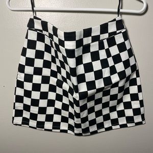 Brand new SHEIN checkered mini skirt